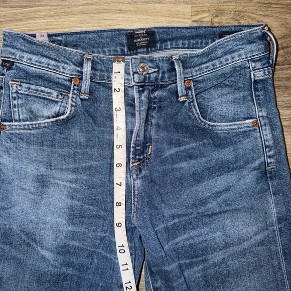 Citizens of Humanity Emerson Slim Boyfriend Jeans Womens Size 24 Blue Denim - Picture 6 of 12